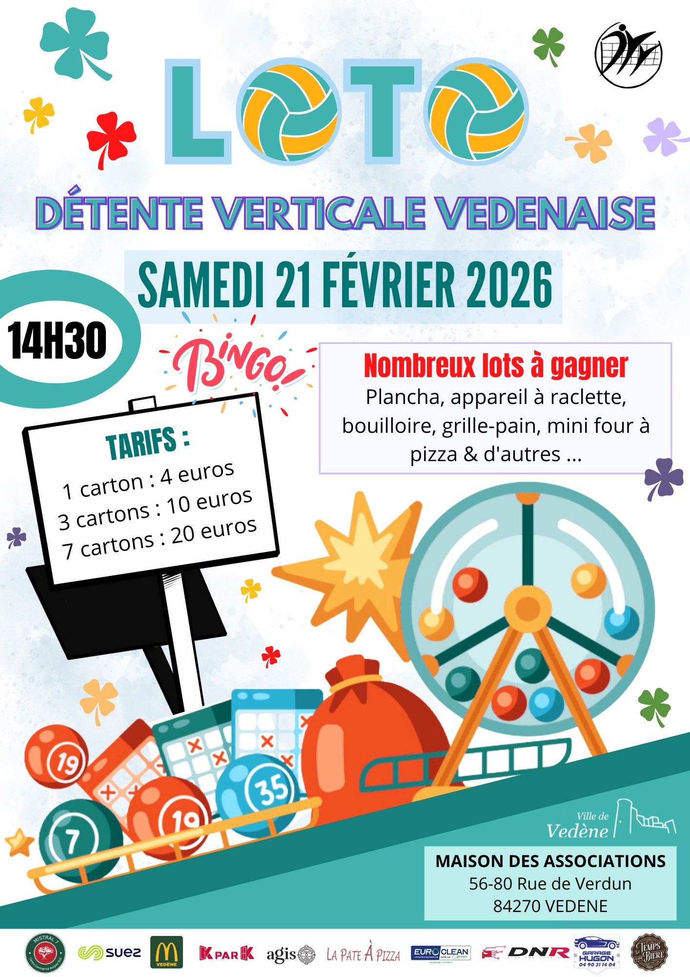 Annonce - Loto de la DVV